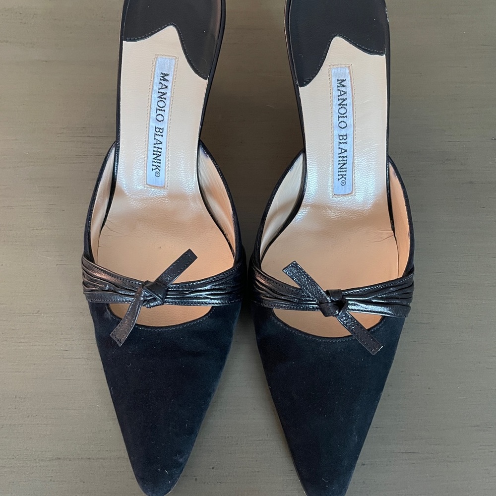 Manolo Blahnik mules